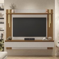 Painel para TV até 65 Polegadas 1 Porta Bahrein Notável Off-White/Freijó