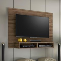 Painel para TV até 49 Polegadas 2 Nichos Verona Notável Nogal