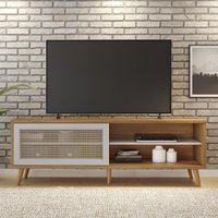 Rack para TV até 60 Polegadas 1 Porta 163cm Barcelona Notável Freijó/Off-White