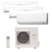 Ar Condicionado Multi Split Inverter Fujitsu 35.000 Btus (1 Evap 12.000 e 2x Evap 18.000) Quente/Frio 220V Monofásico