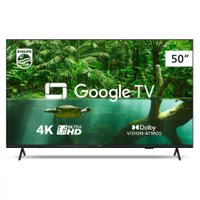 Smart TV Philips 50 4K Google TV Comando de Voz Dolby Vision Atmos VRR/ALLM Bluetooth 50PUG7408