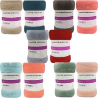 Kit 2 Manta Cobertor Queen Microfibra Soft Macia 220x240cm Camesa