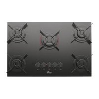 Cooktop Fischer Fit Line Mesa de Vidro 5 Bocas - Bivolt