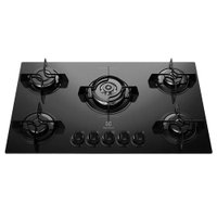 Cooktop a Gás Electrolux 5 Bocas Tripla Chama Preto KE5TP - Bivolt