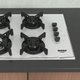 Cooktop Dako 4 Bocas Glass Turbo Cook com Mesa de Vidro e Tripla Chama Branco - Bivolt