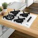 Cooktop Dako 4 Bocas Glass Turbo Cook com Mesa de Vidro e Tripla Chama Branco - Bivolt