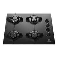 Cooktop a Gás Electrolux 4 Bocas Preto KE4GP - Bivolt