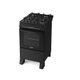 Fogão de Piso Itatiaia 4 Bocas com Mesa de Vidro Electra Glass New Preto - Bivolt