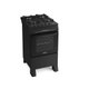 Fogão de Piso Itatiaia 4 Bocas com Mesa de Vidro Electra Glass New Preto - Bivolt