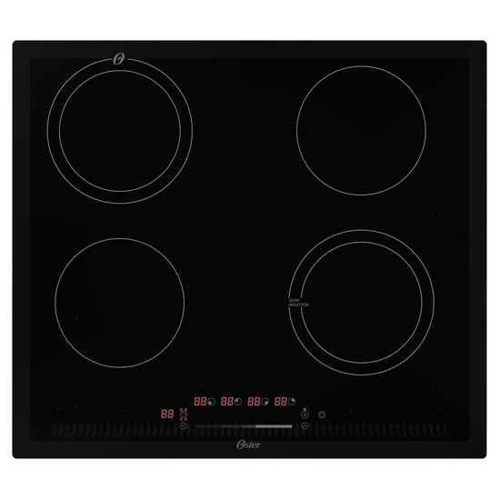 Cooktop de Indução Oster 4 Bocas Preto OTOP402 - 220 Volts