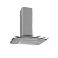 Coifa de Parede Nardelli 60cm Vidro Curvo Clean  Inox  - 220 Volts