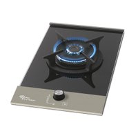 Cooktop a Gás Fischer 1 Boca TC Mesa Vidro Platinium - Bivolt