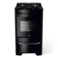 Fogão de Piso Consul 4 Bocas com Mesa de Vidro Preto CFO4VBE - Bivolt