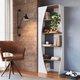 Estante Livreiro Multiuso 5 Prateleiras Branco Mel Prodecor Organizador Escritório 180x63x33cm