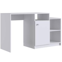 Escrivaninha Bancada Multiuso Uma Porta e Três Nichos 135cm - ABM1350B