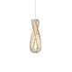Lustre Pendente Nordecor Lezie In 2740 Ouro Brilho Led Bivolt OURO BRILHO 2740