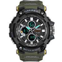 Relógio Masculino Smael AnaDigi 1802 - Verde e Preto