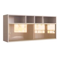 Armário Aéreo One com Vidro 2 PT Cinnamon