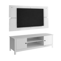 Rack Painel Ditália p/ TV até 60 R-902 R-606 Cor:Branco