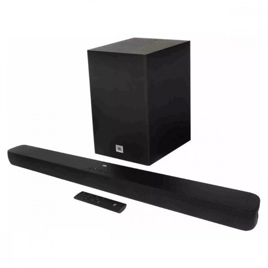 Soundbar JBL Cinema SB180 2.1 Canais com Subwoofer Bluetooth e USB Preto, Bivolt