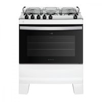 Fogão 5 Bocas com Mesa Inox Atlas Agile Up Branco, Bivolt