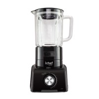 Liquidificador Ichef Pro Maxx 6 Turbo Glass 2,5L 1200W Preto, 127V