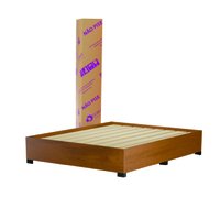 Cama Box Base Queen para Colchão de 1,58m Desmontável Aruba Cinamomo Dobuê