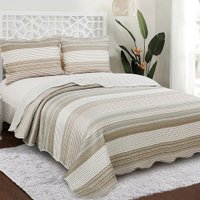 Colcha Cobre Leito Casal 3 Peças Dupla Face Estampada Camesa Brisa Spark