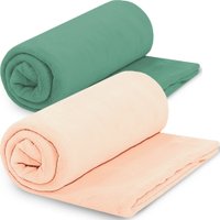 Kit 2 Manta Cobertor Casal Microfibra Soft Macia 180x220cm Camesa PISCINA - ROSA