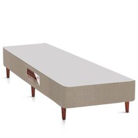Base Box Solteiro Castor Revolution Tecnopedic 88x188x27 Bege
