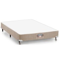 Base Box Casal Simples Castor Silver Star Pocket Air  138x188x27 Bege