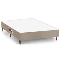 Base Cama Box Casal Castor Revolution Tecnopedic 138x188x27 Bege