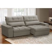 Sofa Castor 3 Lugares Retratil E Reclinavel Ferguile Lotus