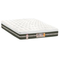 Colchão Verde Casal Molas Castor Silver Star Tecnopedic Air One Face 138x188x32