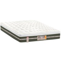 Colchão King Molas Castor Silver Star Tecnopedic Air Of 193x203x32 Verde