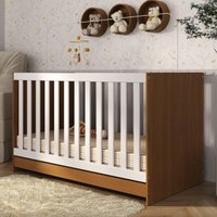 Berço 3 em 1 P/ Colchão 130 x 60cm Doce de Leite MP0527R Multimóveis