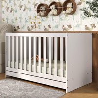 Berço 3 em 1 P/ Colchão 130 x 60cm Doce de Leite MP0527R Multimóveis