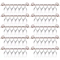 Kit 10 Rose Gold Organizadores Suportes De Taças 42cm Porta Taças Retos