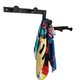 Cabideiro de Parede Aramados P/ Closet Cabideiro de Parede P/ Roupas e Acessórios Micro Preto