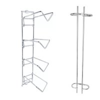 Kit P/ Portas Taças 42cm e Suporte Adega de Parede para Garrafa de Vinho Duler Cromado