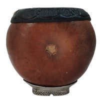 Cuia Para Chimarrão Pequena De Madeira Cuia Gajeta Uruguaia