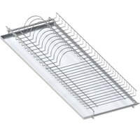 Escorredor Para Prato Louça Aéreo 770mm Fixo Embutir Dimec Elevatta Bandeja Inox