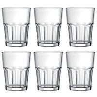 Jogo Com 6 Copos 200ml P/ Suco Água e Refrigerante Nadir Figueiredo em Vidro Transparente