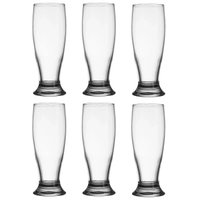 Jogo Com 6 Copos Tulipa Munich de Vidro 200ml P/ Chopp e Cerveja Nadir Figueiredo