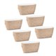 Kit Com 6 Cachepots Floreira de Mesa 4,1L Conjunto de Vasos para Plantas Borboletas 3D Plasvale