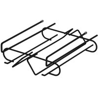 Suporte Organizador Para Armário Porta Taças De Encaixar Preto Fosco Stolf