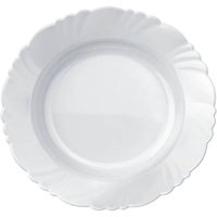 Prato Branco Duralex Opaline Pétala 23,5cm Prato Fundo Nadir Figueiredo