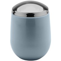 Porta Algodão Cotonete Pote P/ Pia Banheiro Bancada Belly Azul Glacial