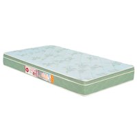 Colchão Twin Size-- 100x200x25 Espuma D33 Sleep Max Euro Pillow (Twin Size-- 100x200x25) - Castor