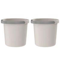 Kit 2 Baldes 8,5L Bico Direcionador e Alça Anatômica Flow Be